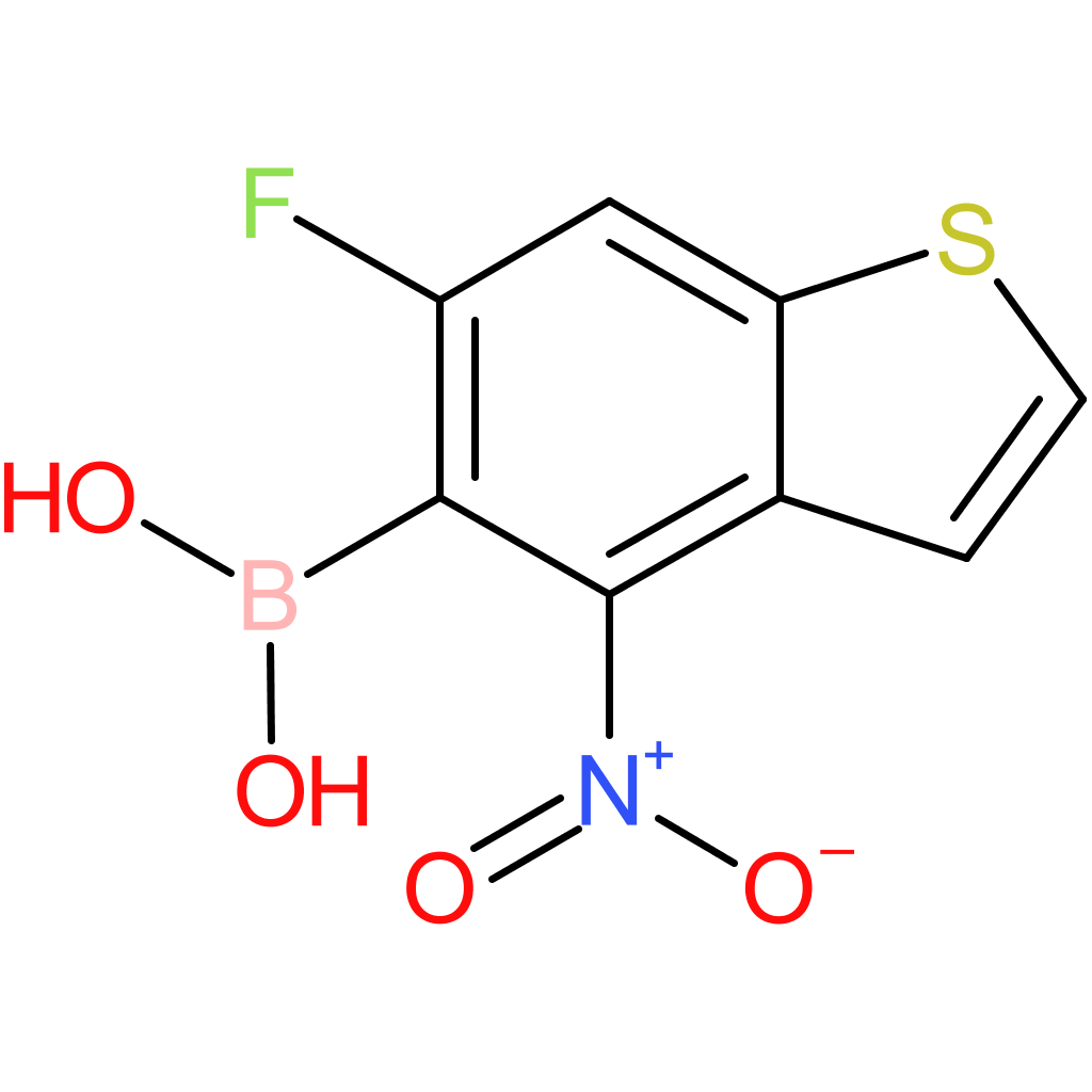 6-fluoro-4-nitrobenzothiophene-5-boronic acid