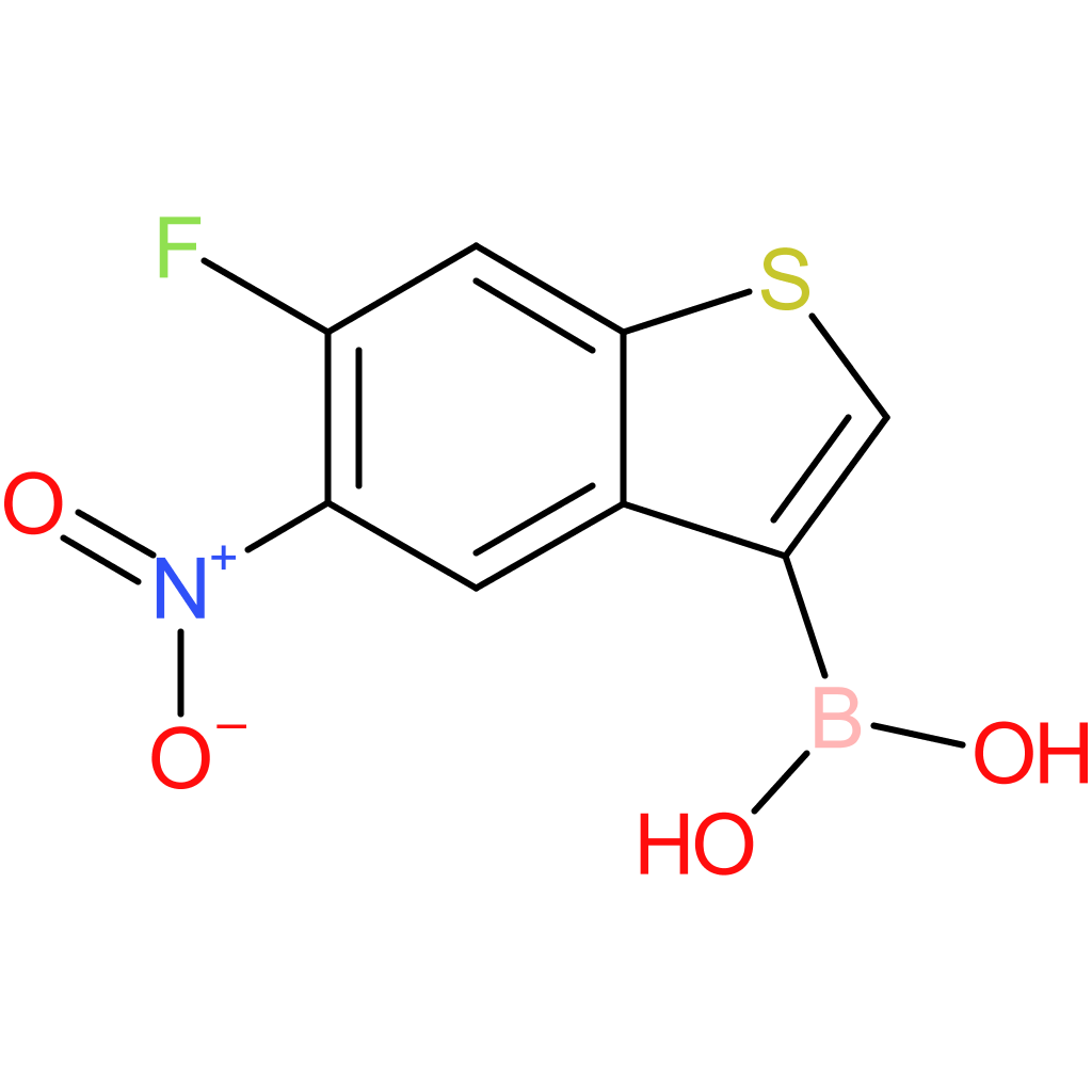 6-fluoro-5-nitrobenzothiophene-3-boronic acid