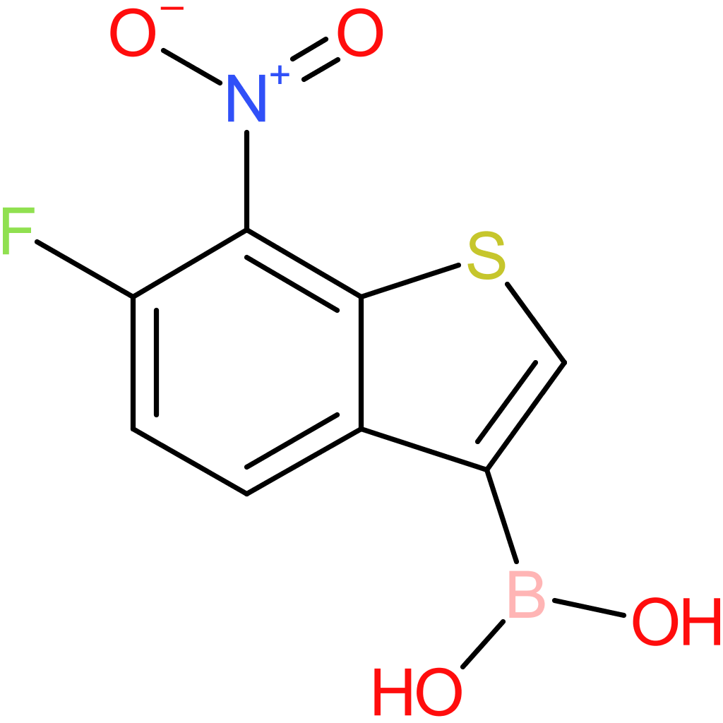 6-fluoro-7-nitrobenzothiophene-3-boronic acid