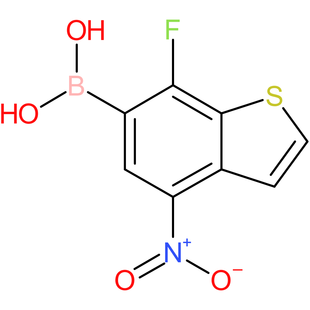 7-fluoro-4-nitrobenzothiophene-6-boronic acid