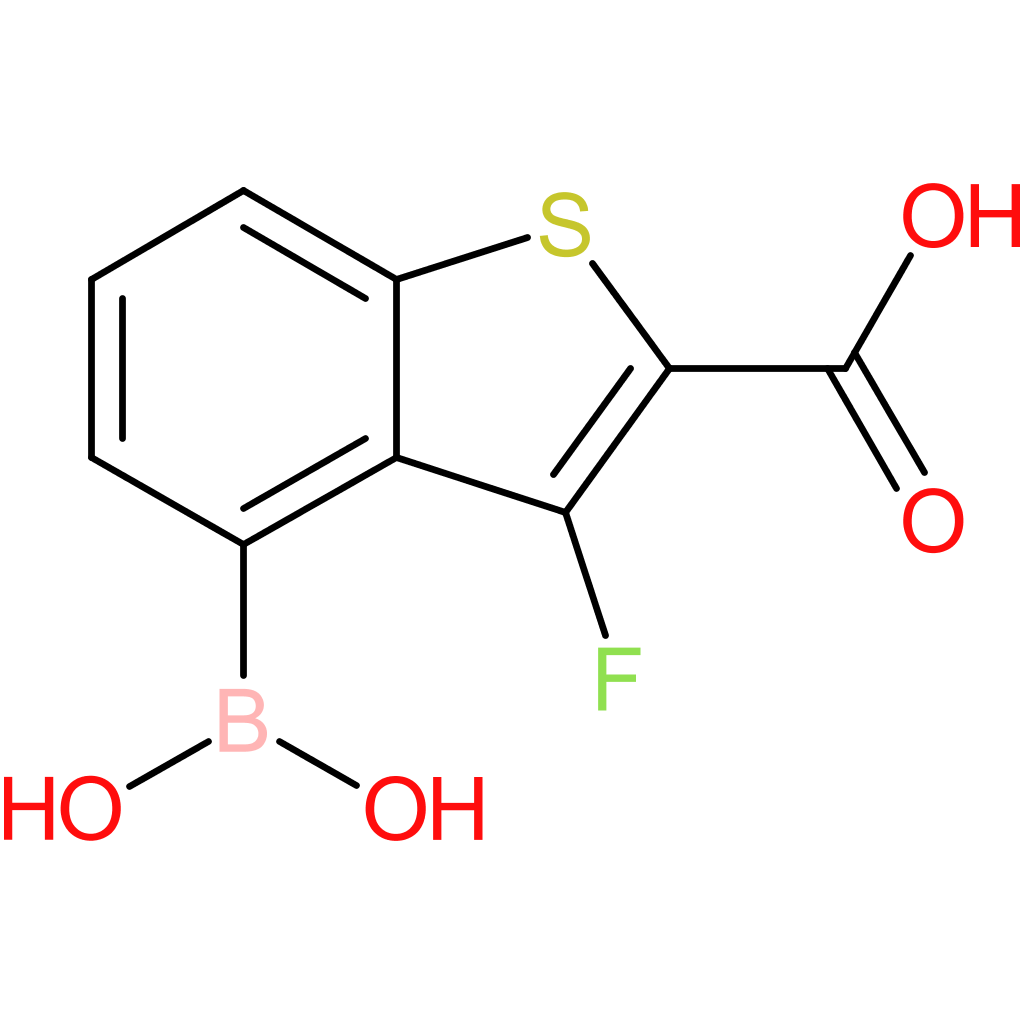 2-carboxy-3-fluorobenzothiophene-4-boronic acid