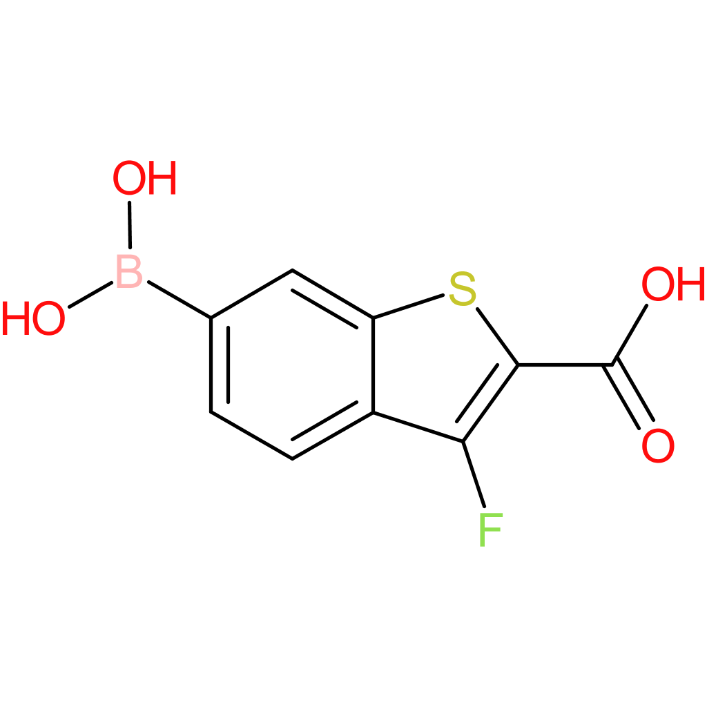 2-carboxy-3-fluorobenzothiophene-6-boronic acid