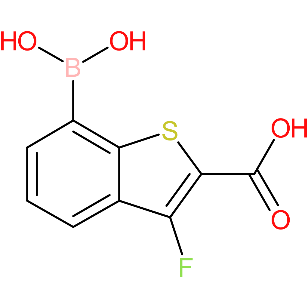 2-carboxy-3-fluorobenzothiophene-7-boronic acid