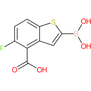 4-carboxy-5-fluorobenzothiophene-2-boronic acid