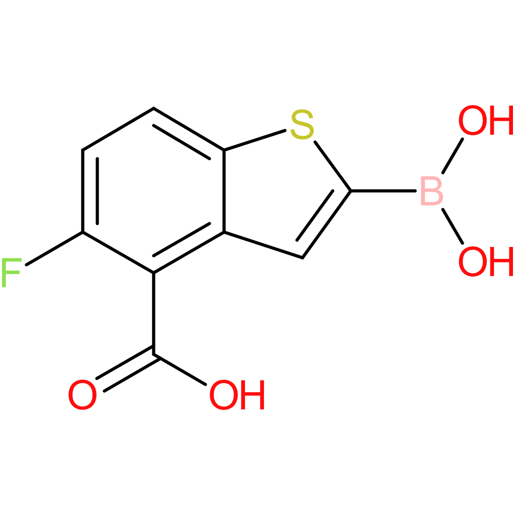 4-carboxy-5-fluorobenzothiophene-2-boronic acid