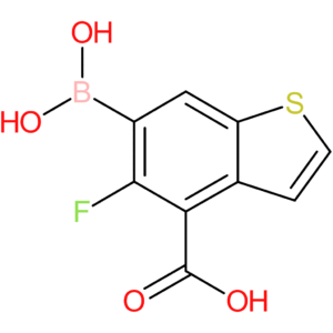 4-carboxy-5-fluorobenzothiophene-6-boronic acid