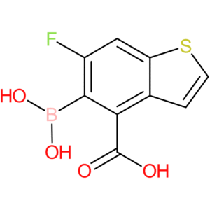 4-carboxy-6-fluorobenzothiophene-5-boronic acid