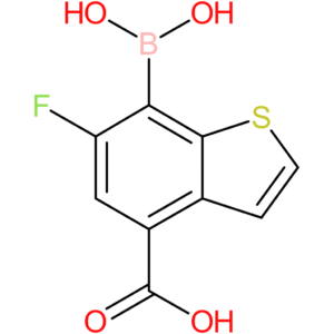 4-carboxy-6-fluorobenzothiophene-7-boronic acid