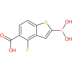 5-carboxy-4-fluorobenzothiophene-2-boronic acid