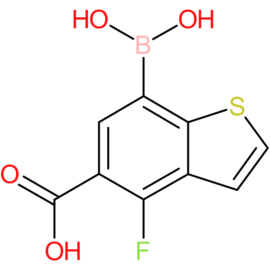5-carboxy-4-fluorobenzothiophene-7-boronic acid