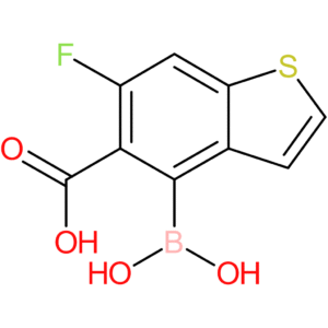5-carboxy-6-fluorobenzothiophene-4-boronic acid