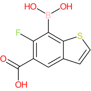 5-carboxy-6-fluorobenzothiophene-7-boronic acid