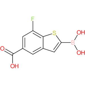 5-carboxy-7-fluorobenzothiophene-2-boronic acid