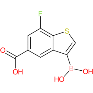 5-carboxy-7-fluorobenzothiophene-3-boronic acid