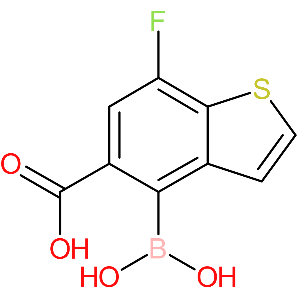 5-carboxy-7-fluorobenzothiophene-4-boronic acid