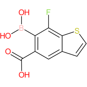 5-carboxy-7-fluorobenzothiophene-6-boronic acid