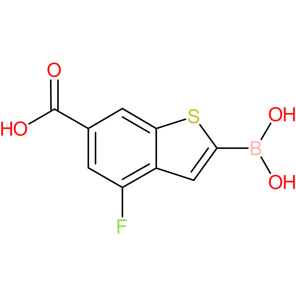 6-carboxy-4-fluorobenzothiophene-2-boronic acid