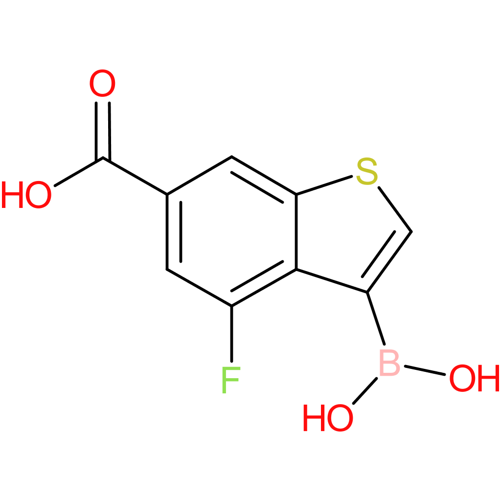 6-carboxy-4-fluorobenzothiophene-3-boronic acid