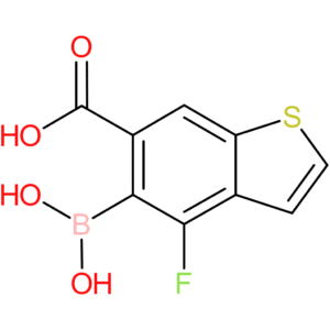 6-carboxy-4-fluorobenzothiophene-5-boronic acid