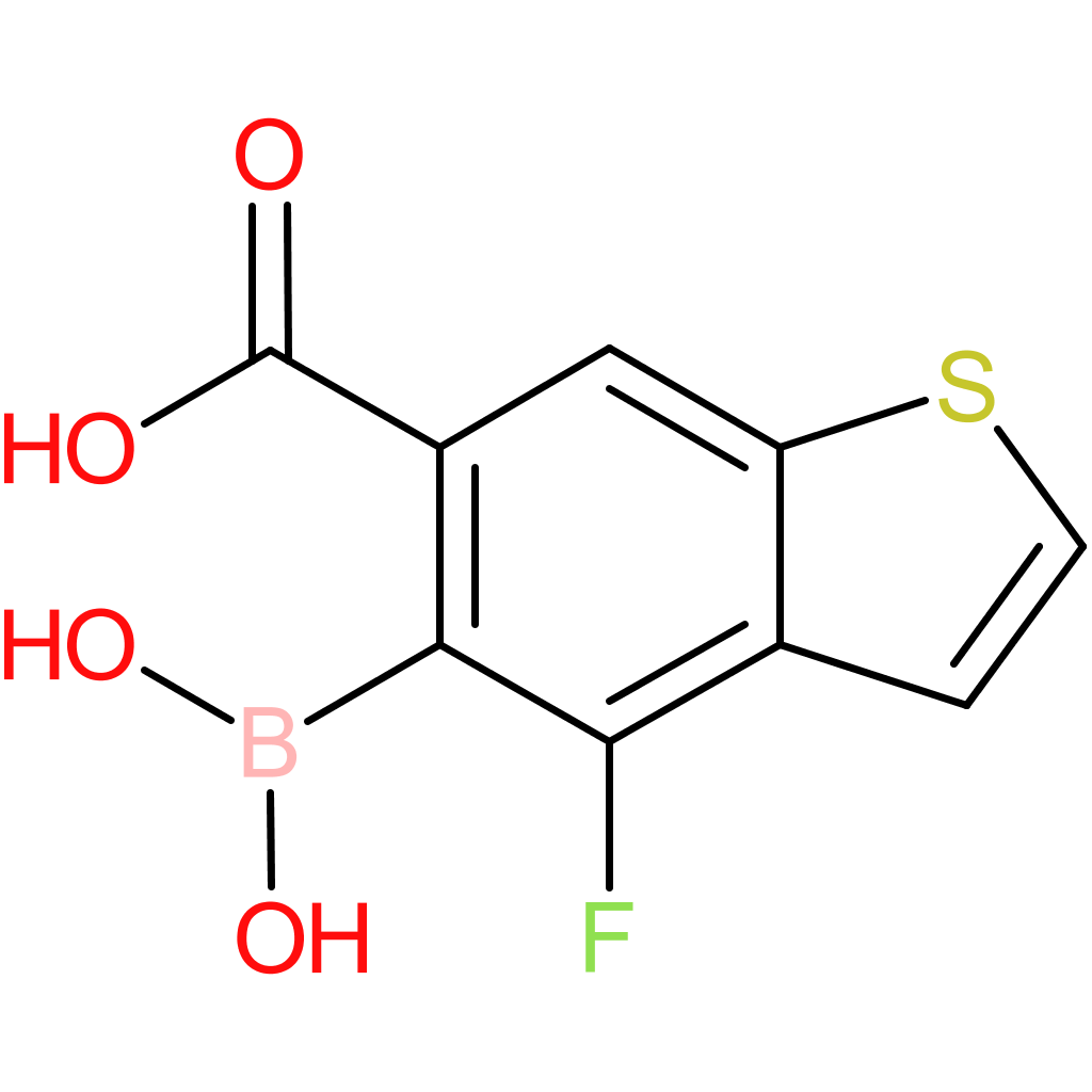6-carboxy-4-fluorobenzothiophene-5-boronic acid