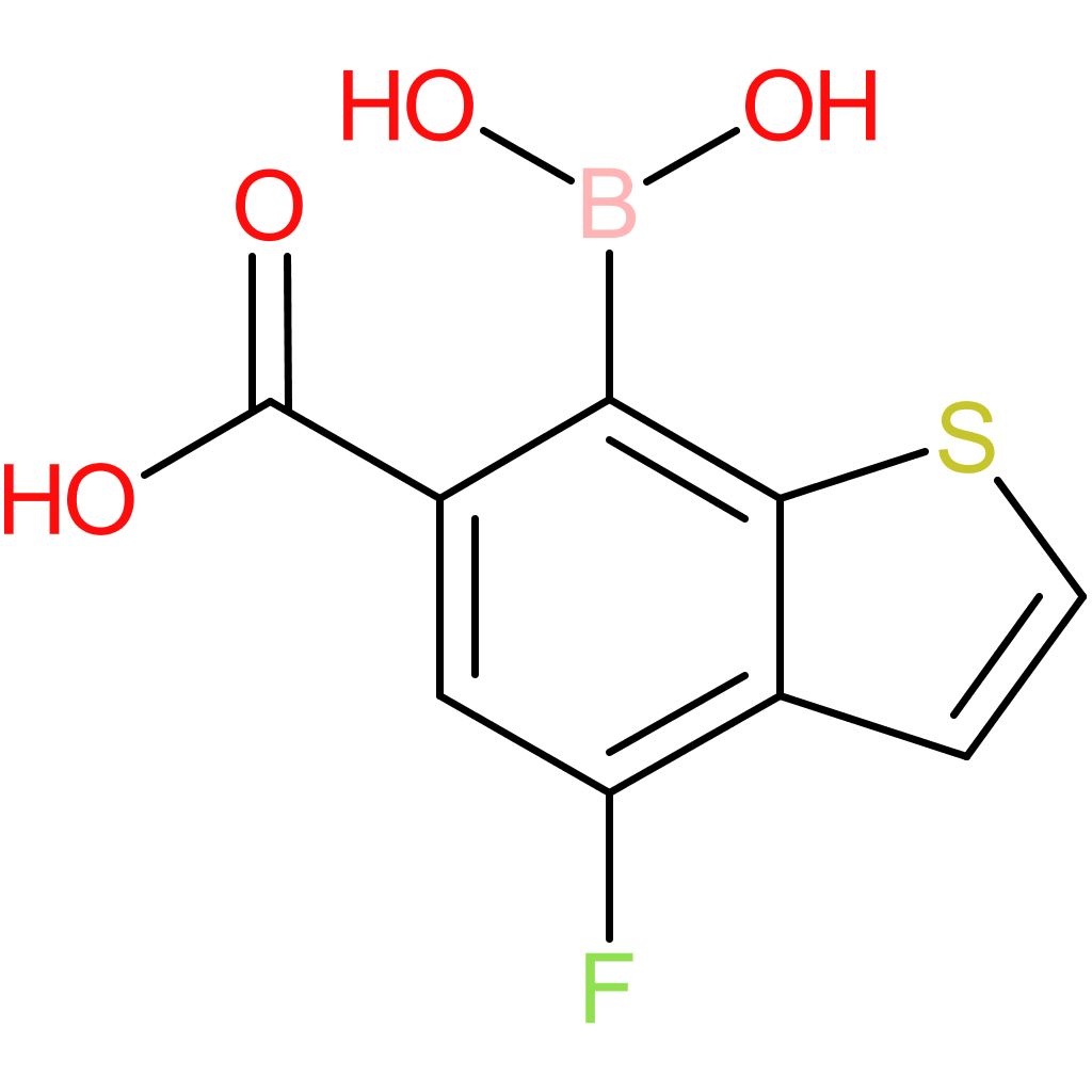 6-carboxy-4-fluorobenzothiophene-7-boronic acid