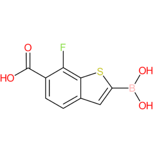6-carboxy-7-fluorobenzothiophene-2-boronic acid