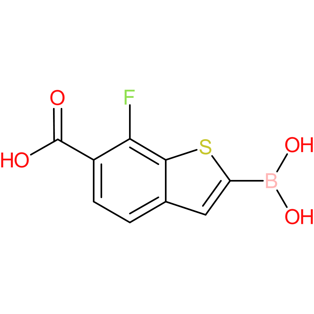 6-carboxy-7-fluorobenzothiophene-2-boronic acid