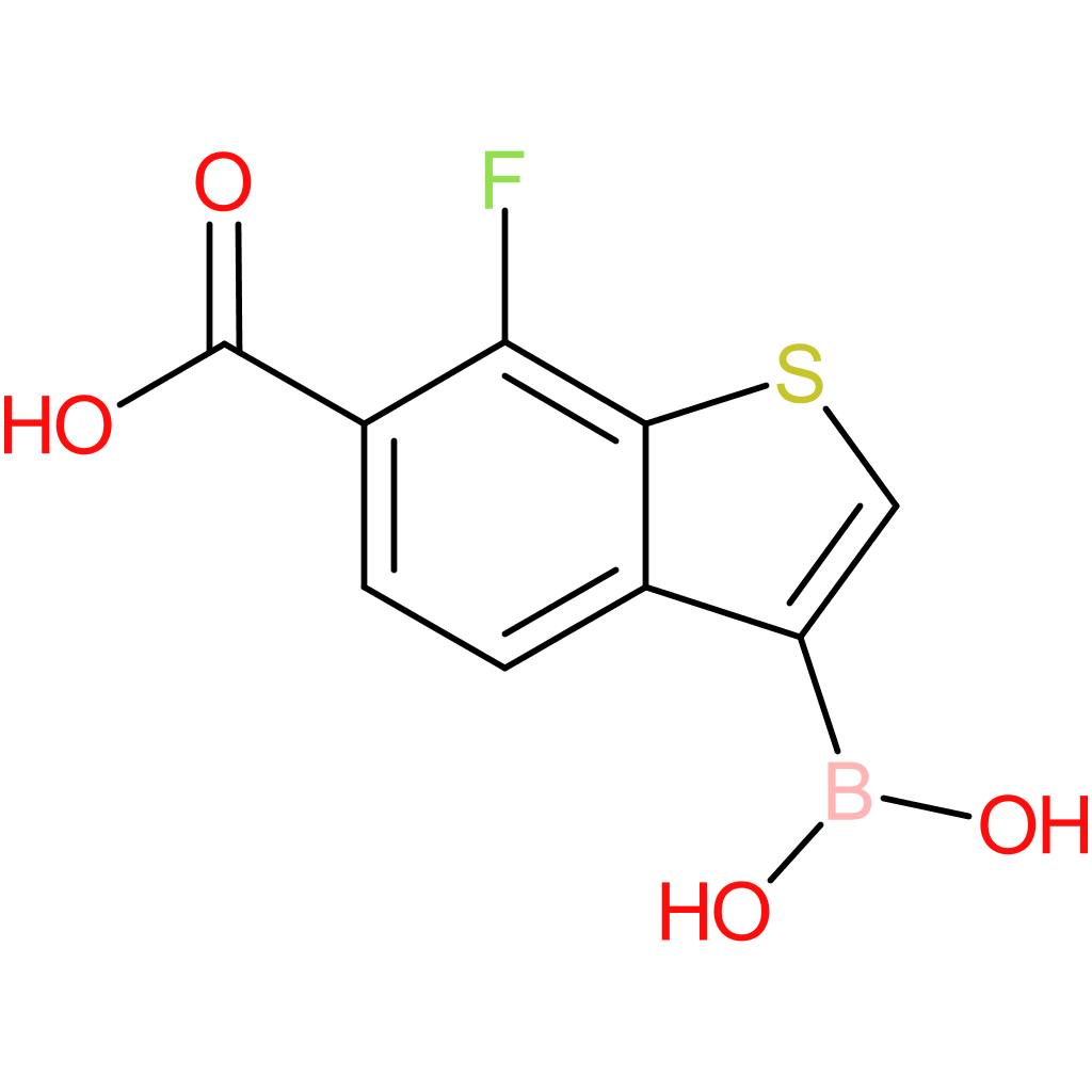 6-carboxy-7-fluorobenzothiophene-3-boronic acid