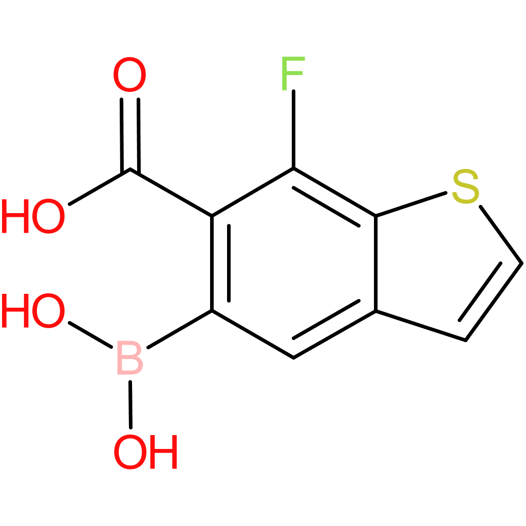 6-carboxy-7-fluorobenzothiophene-5-boronic acid