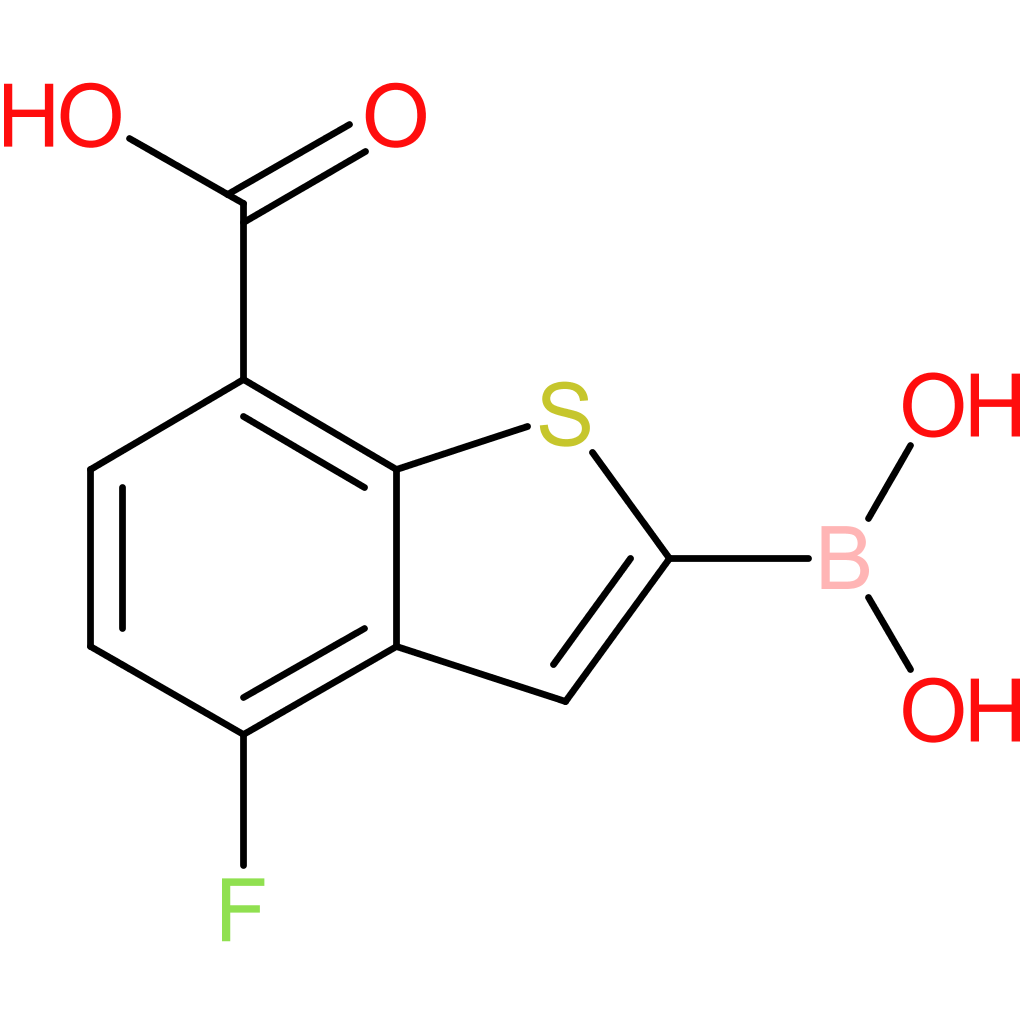 7-carboxy-4-fluorobenzothiophene-2-boronic acid