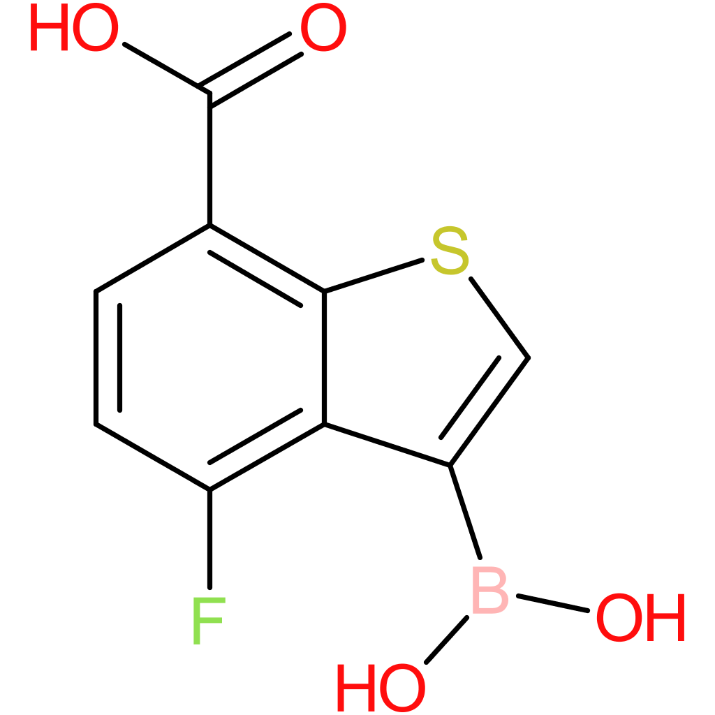 7-carboxy-4-fluorobenzothiophene-3-boronic acid