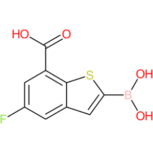 7-carboxy-5-fluorobenzothiophene-2-boronic acid