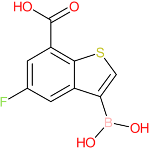 7-carboxy-5-fluorobenzothiophene-3-boronic acid