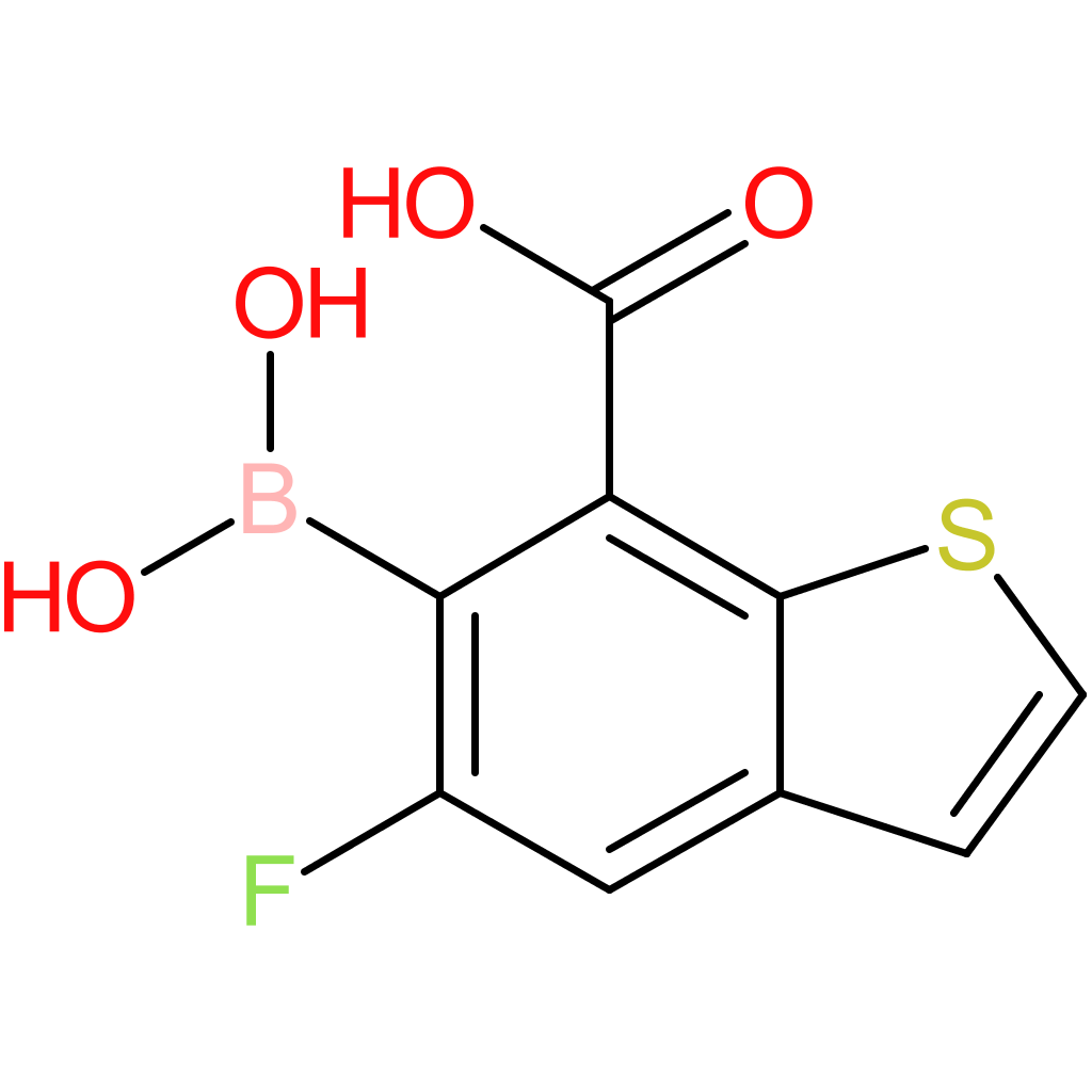 7-carboxy-5-fluorobenzothiophene-6-boronic acid