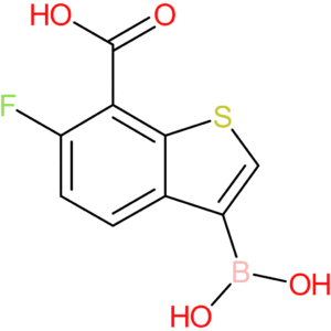 7-carboxy-6-fluorobenzothiophene-3-boronic acid