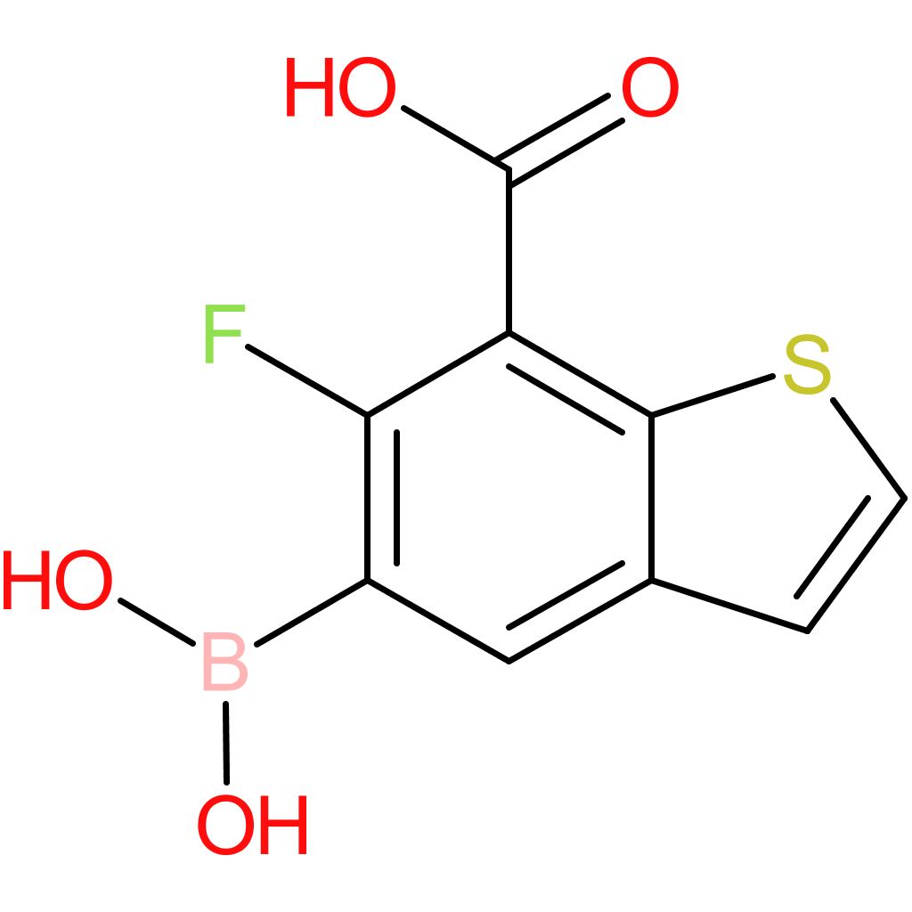 7-carboxy-6-fluorobenzothiophene-5-boronic acid
