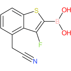 2-borono-3-fluorobenzothiophene-4-acetonitrile