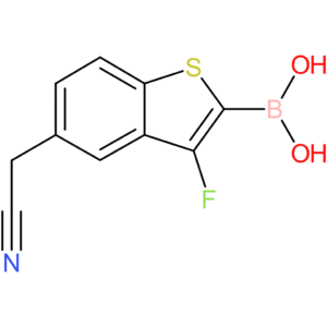 2-borono-3-fluorobenzothiophene-5-acetonitrile