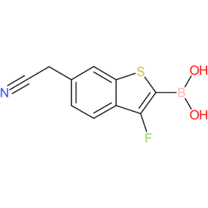 2-borono-3-fluorobenzothiophene-6-acetonitrile