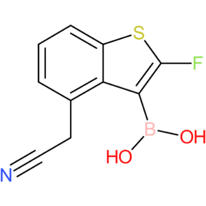 3-borono-2-fluorobenzothiophene-4-acetonitrile