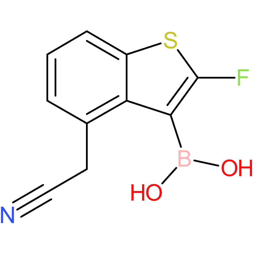 3-borono-2-fluorobenzothiophene-4-acetonitrile