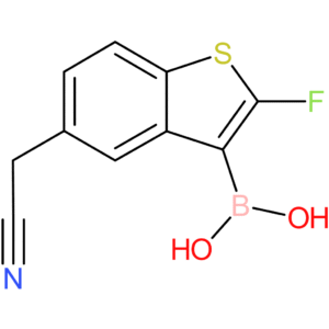 3-borono-2-fluorobenzothiophene-5-acetonitrile