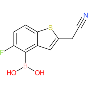 4-borono-5-fluorobenzothiophene-2-acetonitrile