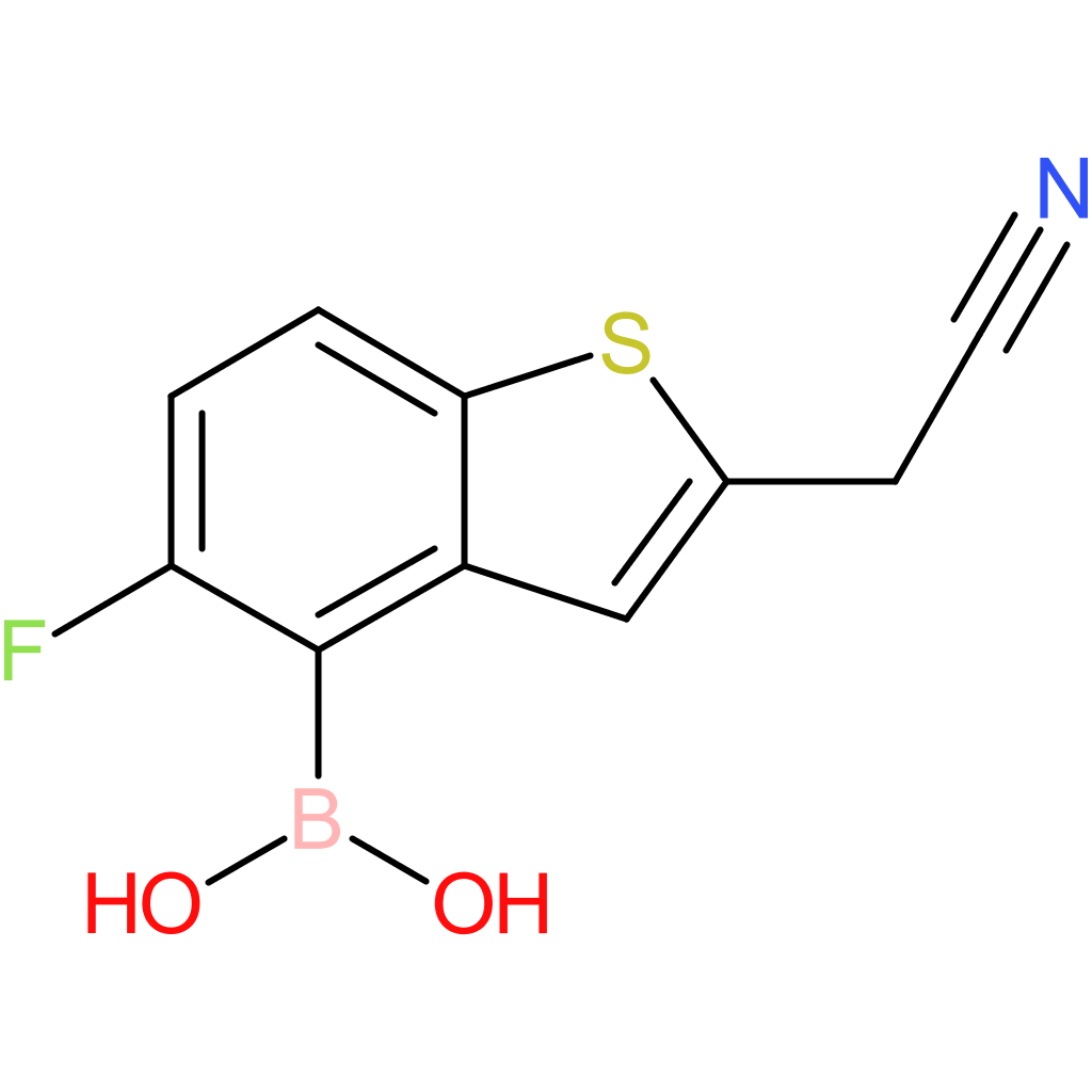 4-borono-5-fluorobenzothiophene-2-acetonitrile