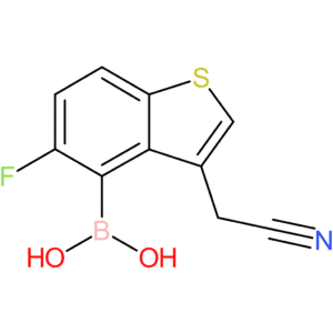 4-borono-5-fluorobenzothiophene-3-acetonitrile