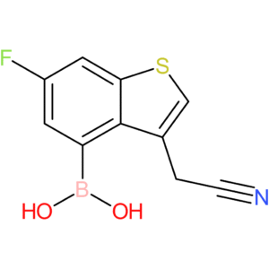 4-borono-6-fluorobenzothiophene-3-acetonitrile