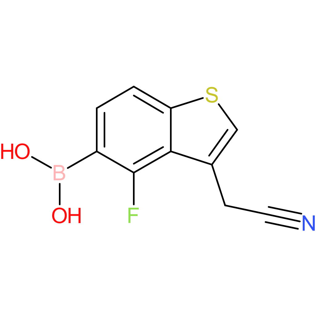 5-borono-4-fluorobenzothiophene-3-acetonitrile