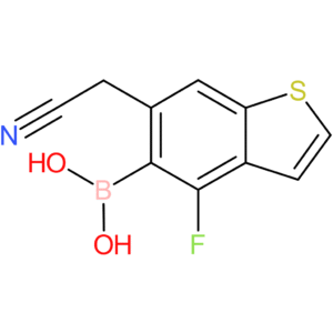 5-borono-4-fluorobenzothiophene-6-acetonitrile