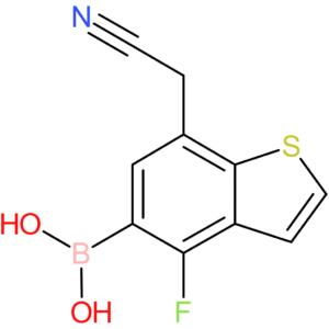 5-borono-4-fluorobenzothiophene-7-acetonitrile