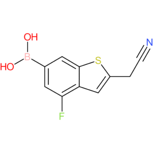 6-borono-4-fluorobenzothiophene-2-acetonitrile